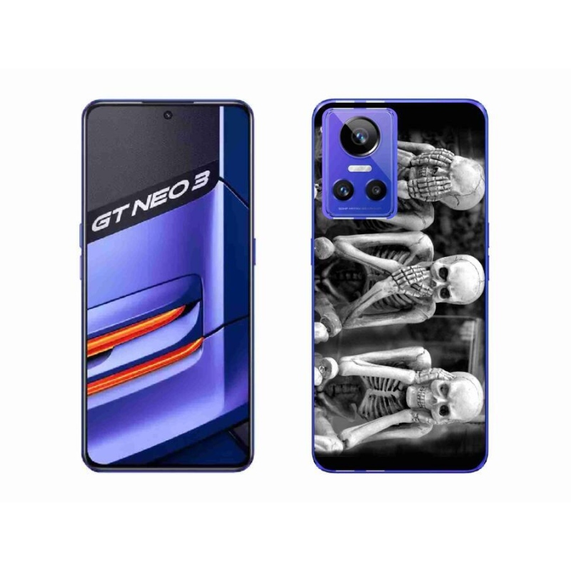 Gél borítás mmCase mobil Realme GT Neo 3 - csontvázakhoz