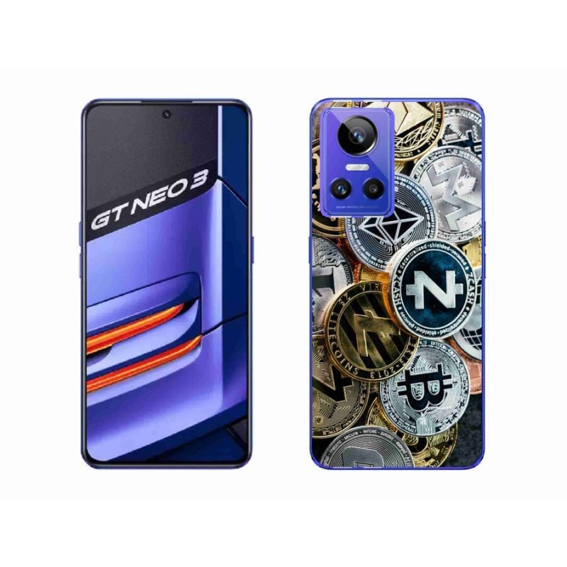 Gél borítás mmCase a Realme GT Neo 3 számára - kriptovaluták