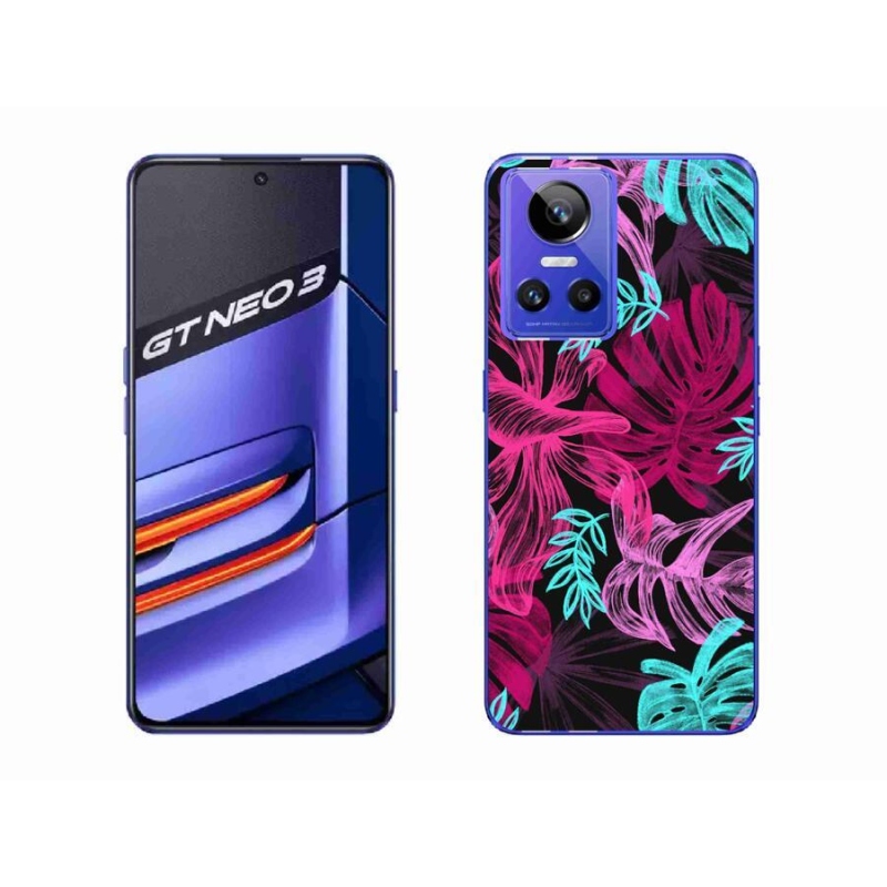 Zselés borítás mmCase a Realme GT Neo 3 számára - virágok 1