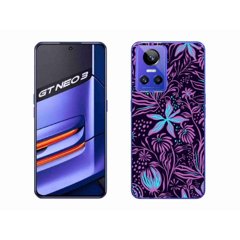 Gél borítás mmCase mobilhoz Realme GT Neo 3 - virágok 2