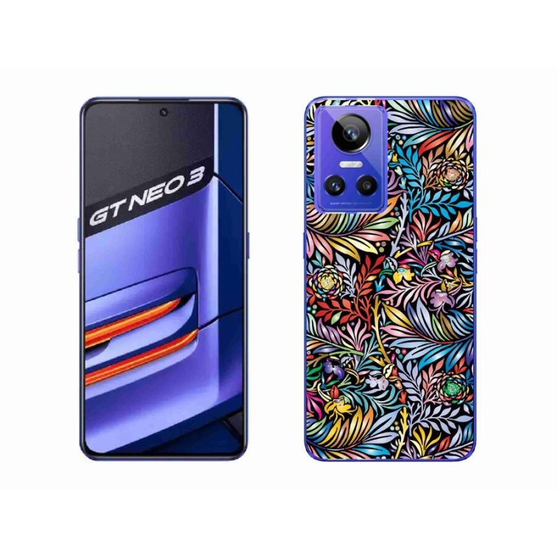 Gél borító mmCase mobilhoz Realme GT Neo 3 - virágok 5