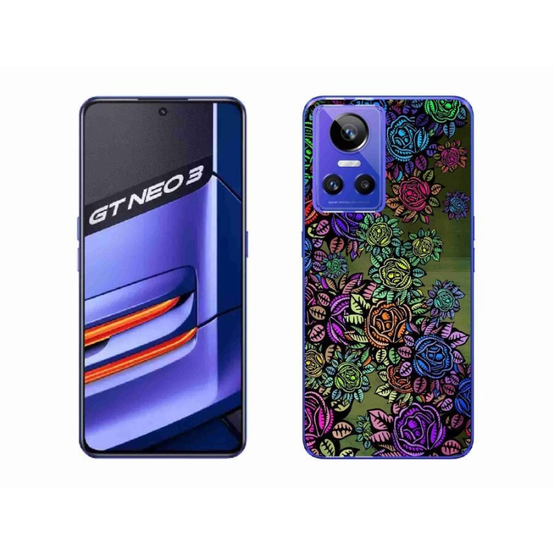 Gél borító mmCase mobilhoz Realme GT Neo 3 - virágok 6