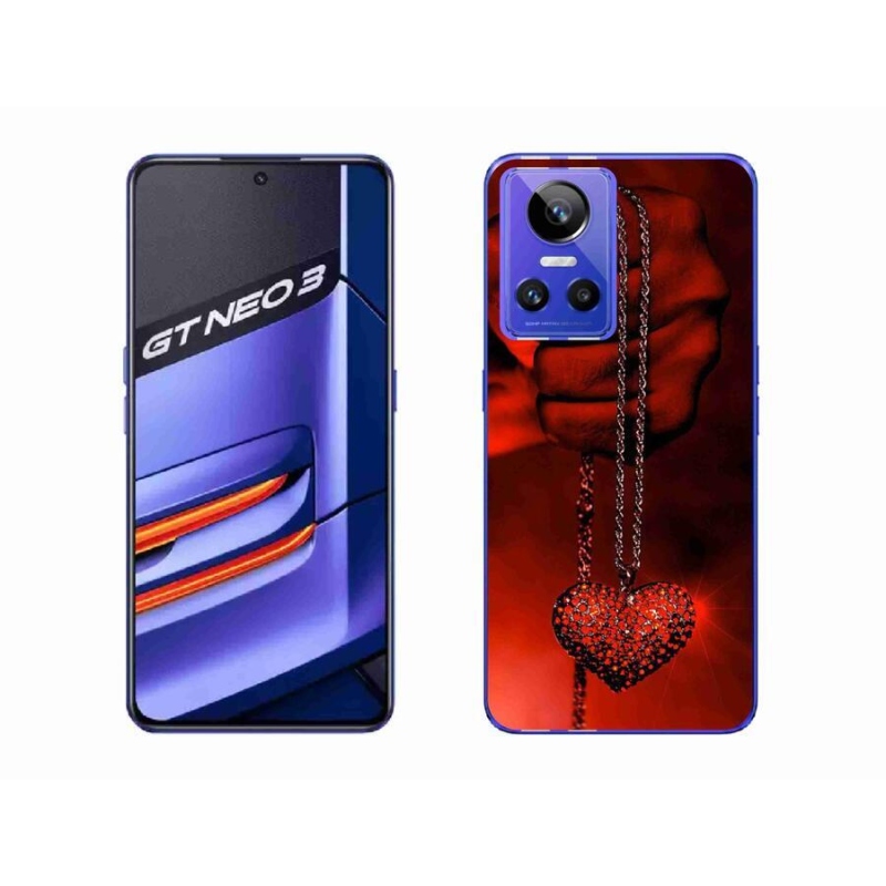 Gél borítás mmCase a Realme GT Neo 3 számára - nyaklánc
