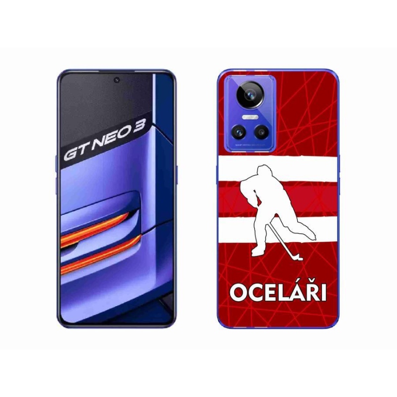 Zselés borítás mmCase a Realme GT Neo 3 számára - Acélszínűek