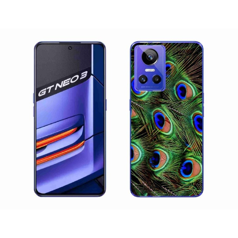 Gél borítás mmCase a Realme GT Neo 3 készülékhez - pávatoll