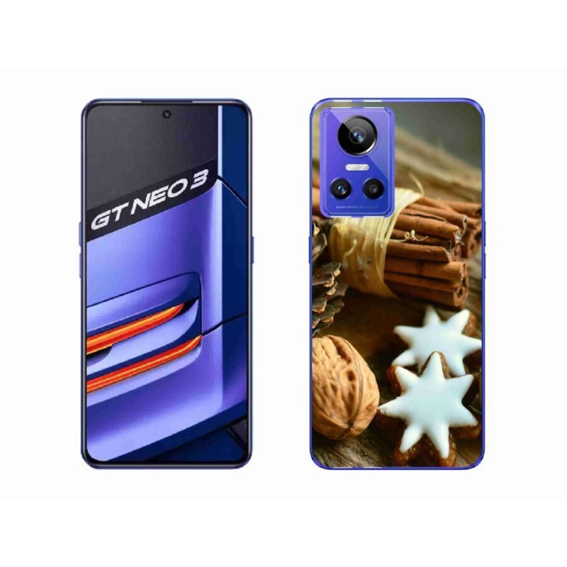 Gél borítás mmCase a Realme GT Neo 3 készülékhez - fahéj és mézeskalács