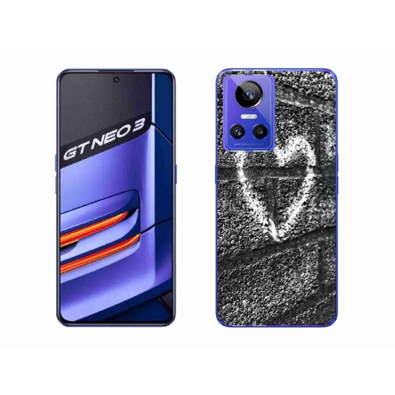 Gél borítás mmCase mobilhoz Realme GT Neo 3 - szív a falon