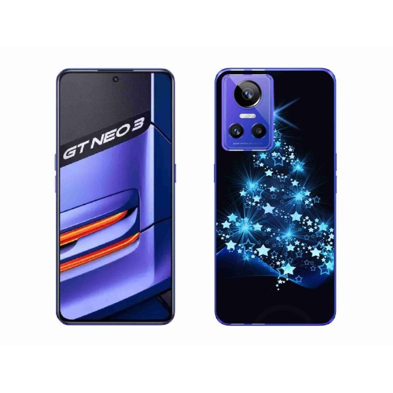 Gél borítás mmCase a Realme GT Neo 3 számára - karácsonyfa