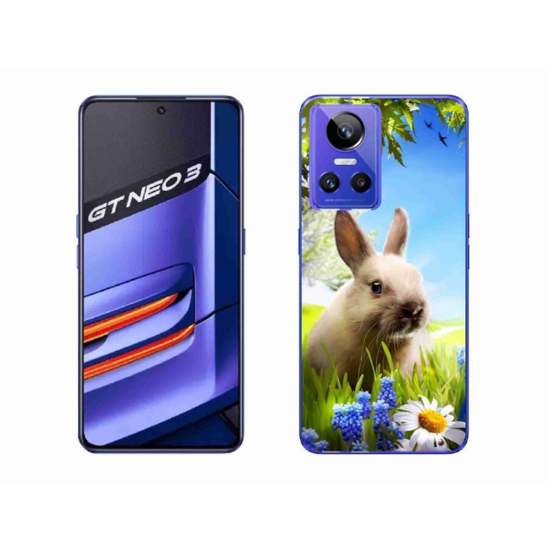 Gél borítás mmCase a Realme GT Neo 3 készülékhez - nyuszi