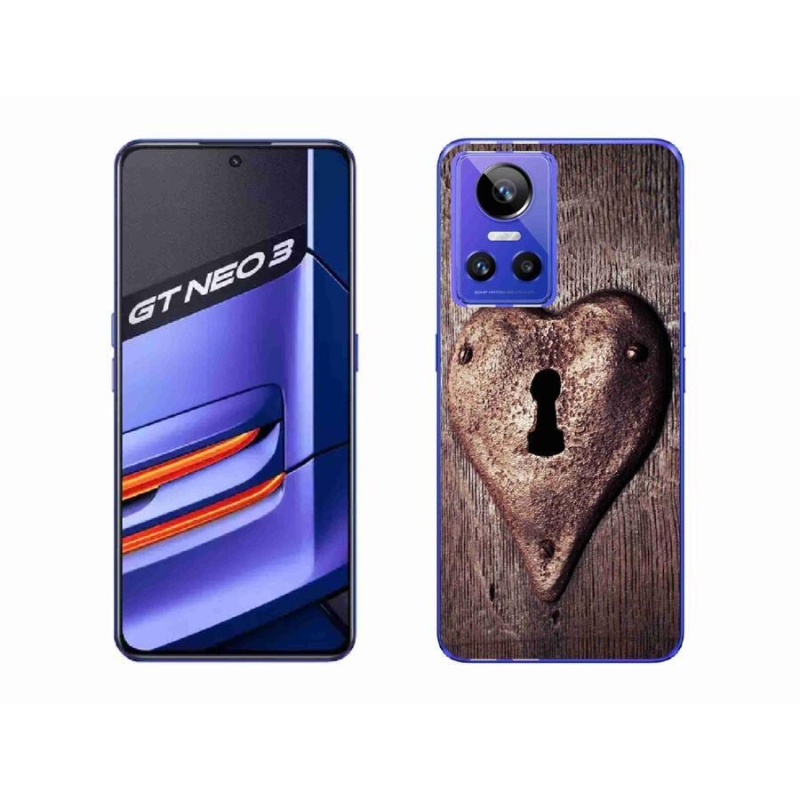 Gél borítás mmCase a Realme GT Neo 3 készülékhez - szív alakú zár