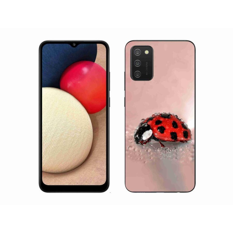 Zselés borítás mmCase Samsung Galaxy A02s (164.2x75.9x9.1mm) - katicabogár