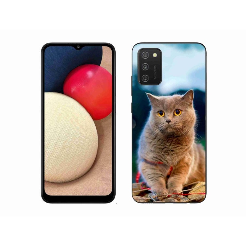 Gél védőhuzat mmCase mobiltelefonhoz Samsung Galaxy A02s (164.2x75.9x9.1mm) - brit kék 2