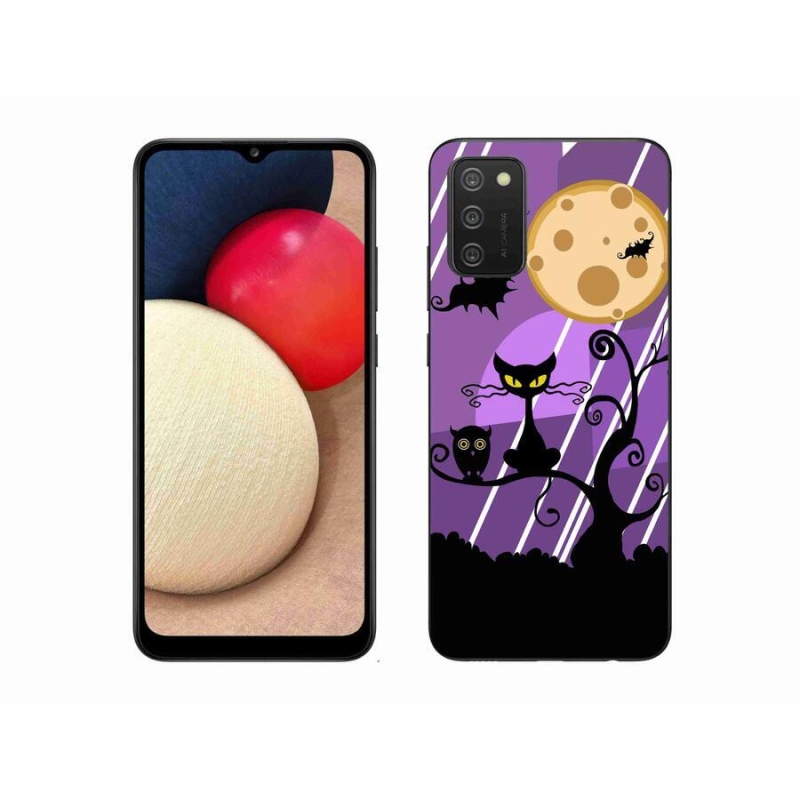 Gél borító mmCase mobiltelefonhoz Samsung Galaxy A02s (164.2x75.9x9.1mm) - Halloween
