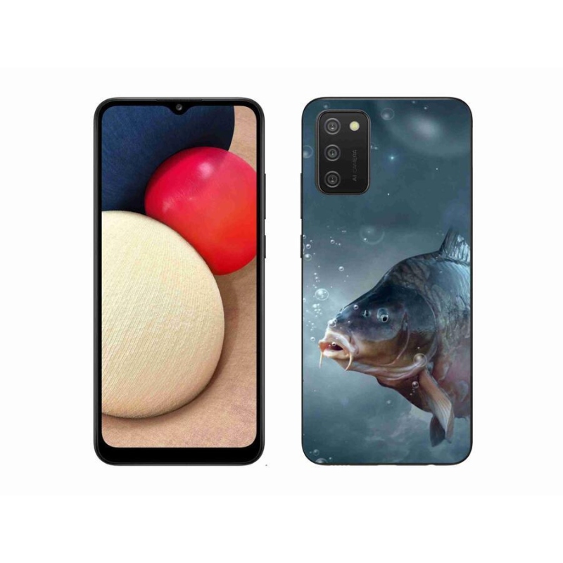 Zselés borítás mmCase Samsung Galaxy A02s (164.2x75.9x9.1mm) - ponty és buborékok