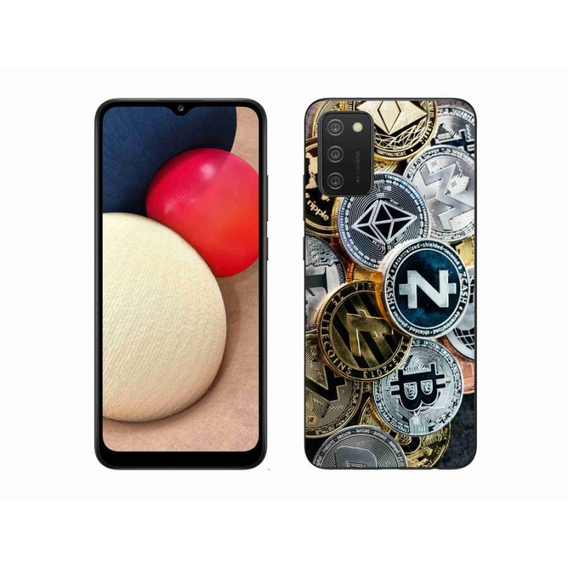 Gél borítás mmCase Samsung Galaxy A02s (164.2x75.9x9.1mm) - kriptovaluták