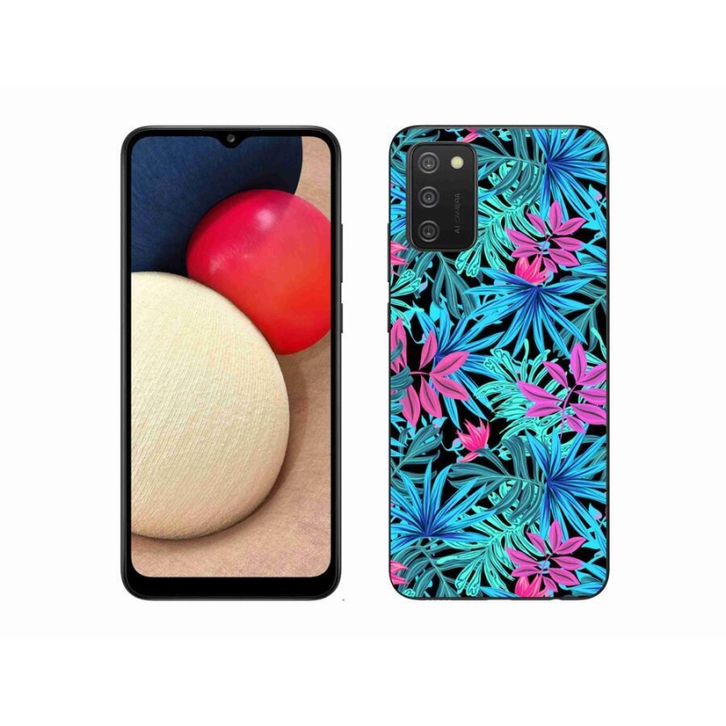 Zselés borítás mmCase Samsung Galaxy A02s (164.2x75.9x9.1mm) - virágok 3