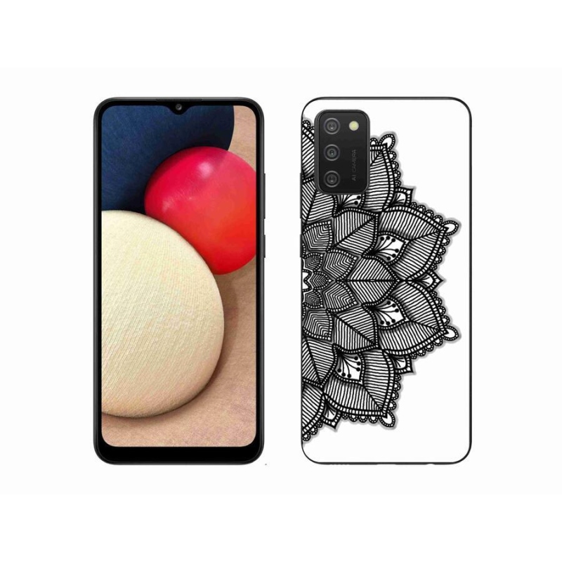 Zselés borítás mmCase mobiltelefonhoz Samsung Galaxy A02s (164.2x75.9x9.1mm) - mandala