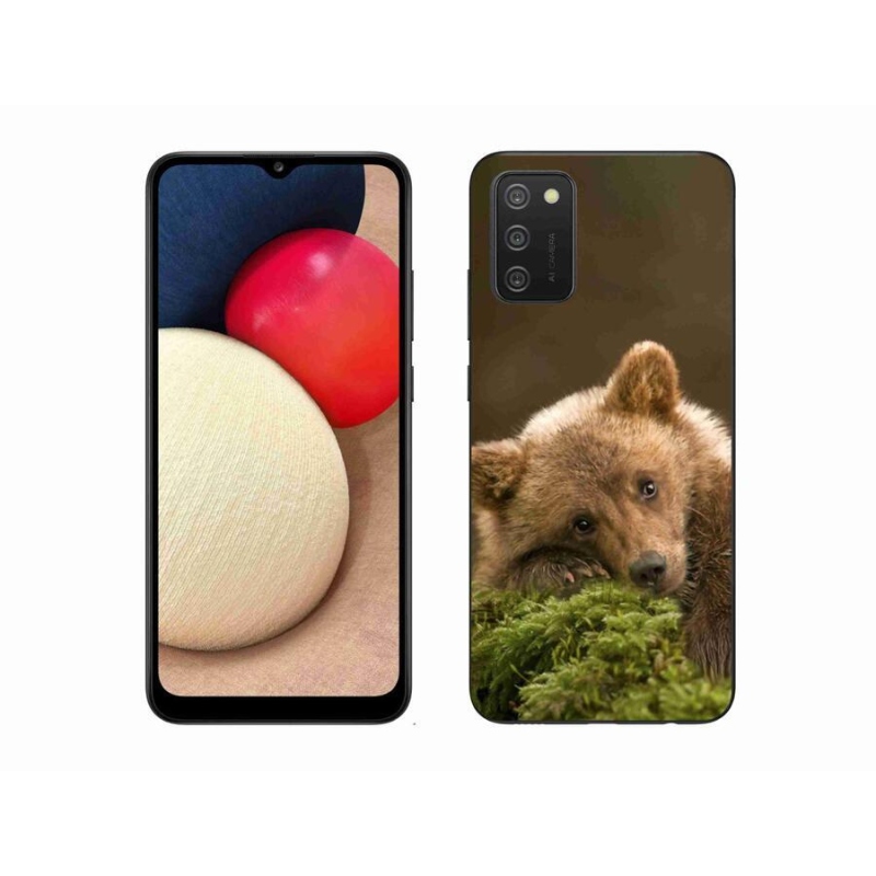 Zselés borítás mmCase Samsung Galaxy A02s (164.2x75.9x9.1mm) - medve