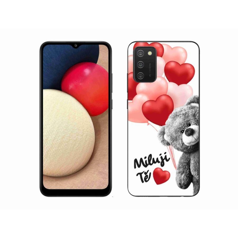 Zselés borítás mmCase Samsung Galaxy A02s (164.2x75.9x9.1mm) - I love you