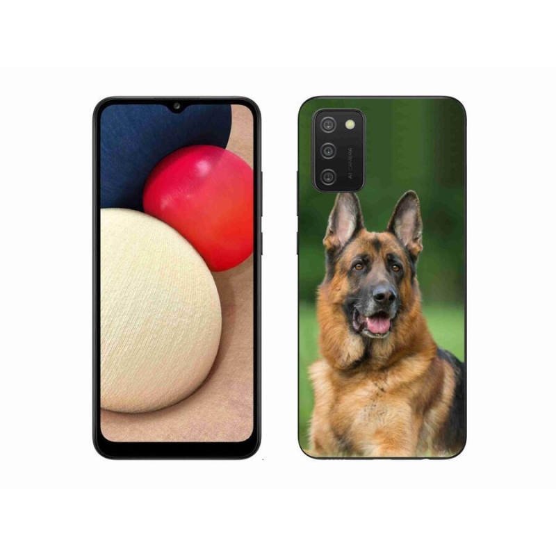 Gél védőburkolat mmCase Samsung Galaxy A02s (164.2x75.9x9.1mm) - Német juhászkutya
