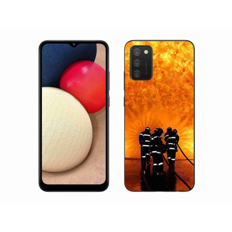 Zselés borítás mmCase Samsung Galaxy A02s (164.2x75.9x9.1mm) - tűz