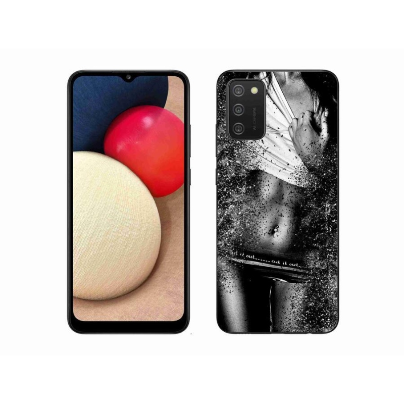 Gél borítás mmCase Samsung Galaxy A02s (164.2x75.9x9.1mm) - szexi nő 1