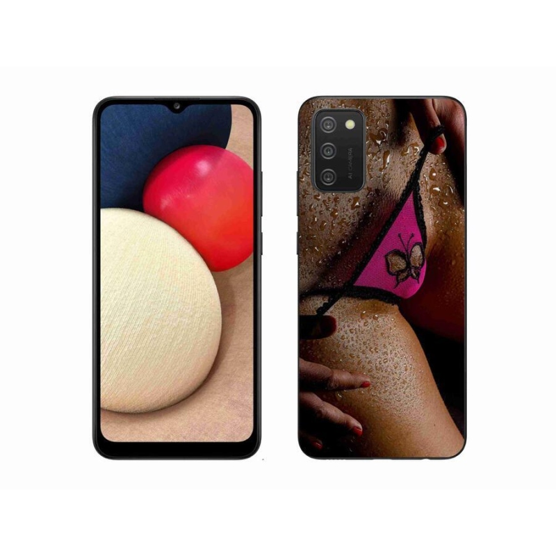 Gél borítás mmCase Samsung Galaxy A02s (164.2x75.9x9.1mm) - szexi nő