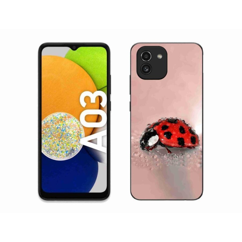 Zselés borítás mmCase Samsung Galaxy A03 - katicabogárhoz