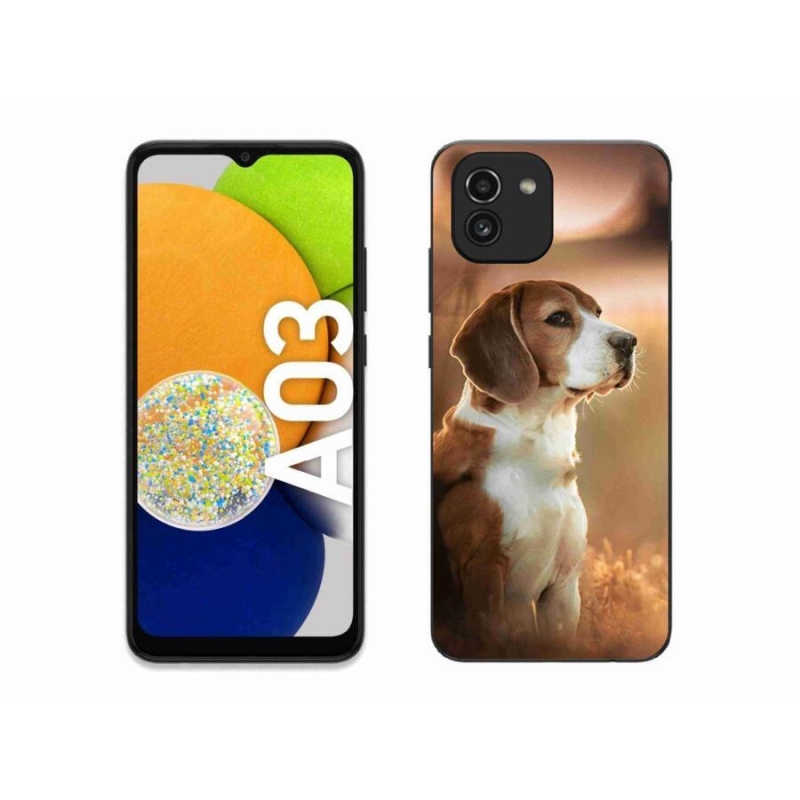 Zselés borítás mmCase Samsung Galaxy A03 - bézs színű