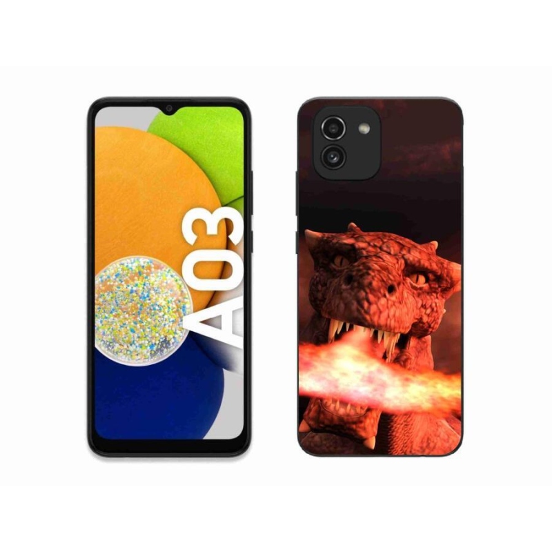 Gél védőhuzat mmCase Samsung Galaxy A03 - sárkány