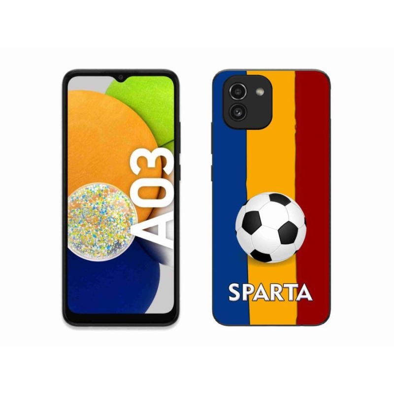 Zselés borítás mmCase Samsung Galaxy A03 - futball 1