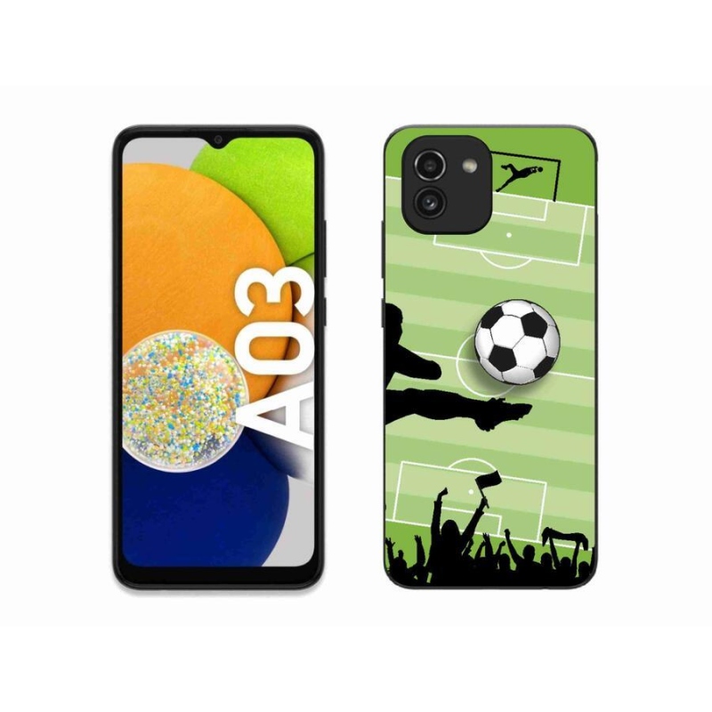 Gél borító mmCase Samsung Galaxy A03 - futball 3