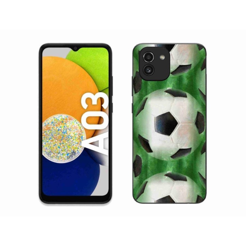 Gél borítás mmCase a mobil Samsung Galaxy A03 - focilabda