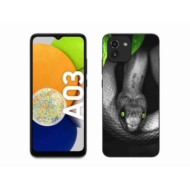 Zselés borítás mmCase Samsung Galaxy A03 - kígyó