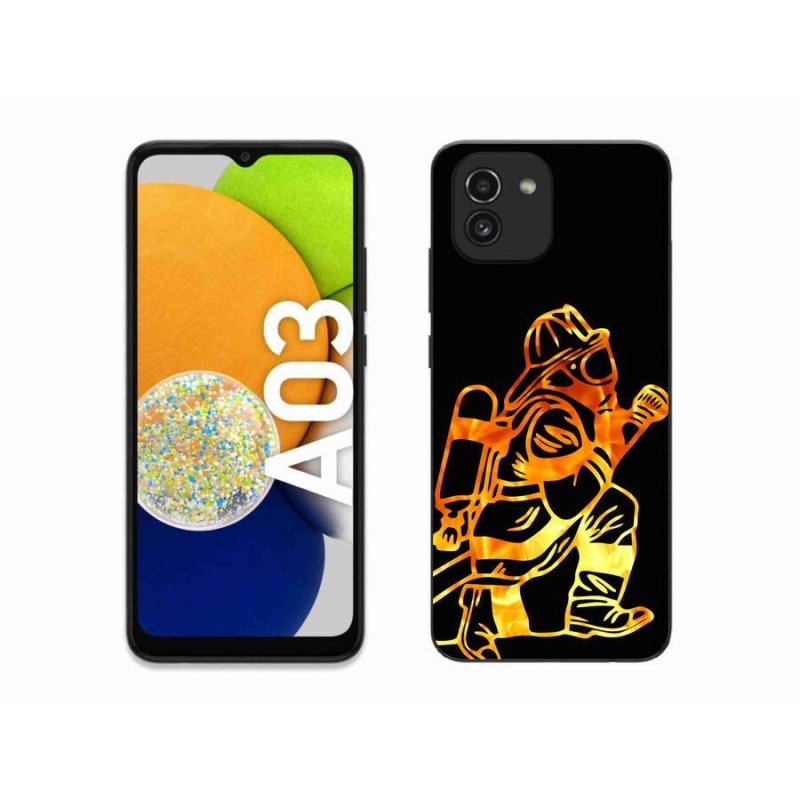 Zselés borítás mmCase Samsung Galaxy A03 - tűzoltó 1