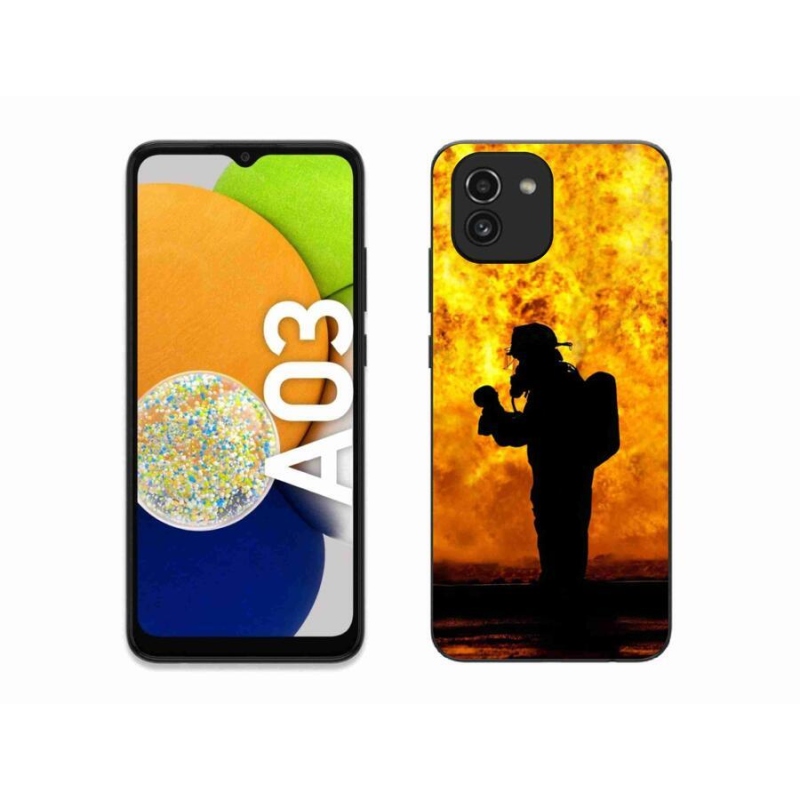 Gél borítás mmCase Samsung Galaxy A03 - tűzoltóhoz