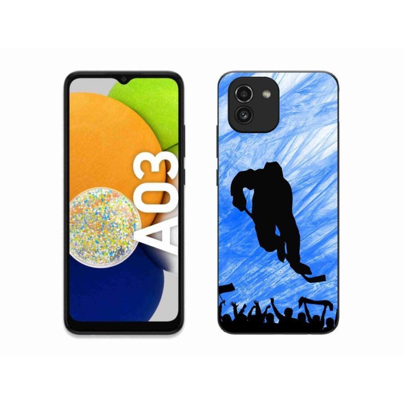 Gél borítás mmCase Samsung Galaxy A03 - hokis játékoshoz