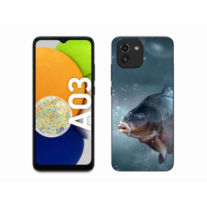 Gél borítás mmCase Samsung Galaxy A03 - ponty és buborékok