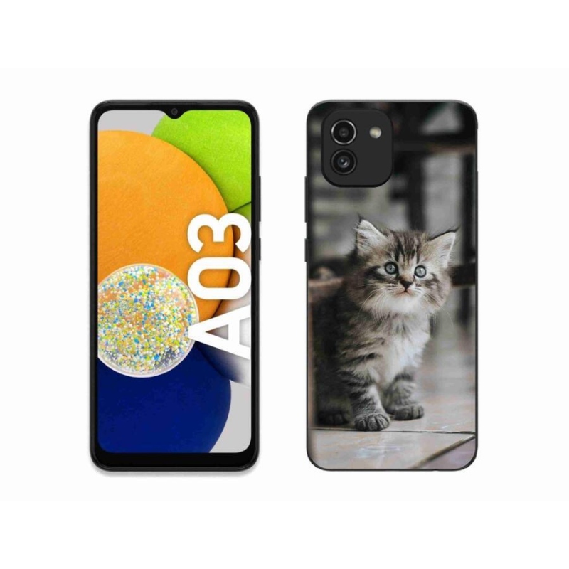 Gél borítás mmCase Samsung Galaxy A03 - cica - Samsung Galaxy A03-hoz