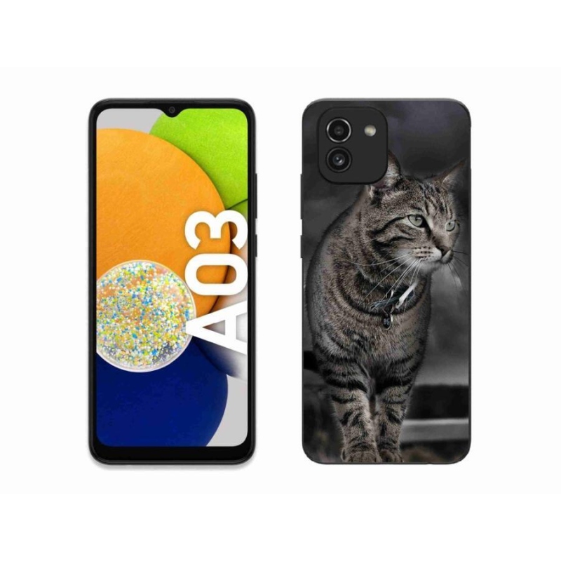 Zselés borítás mmCase Samsung Galaxy A03 - macska