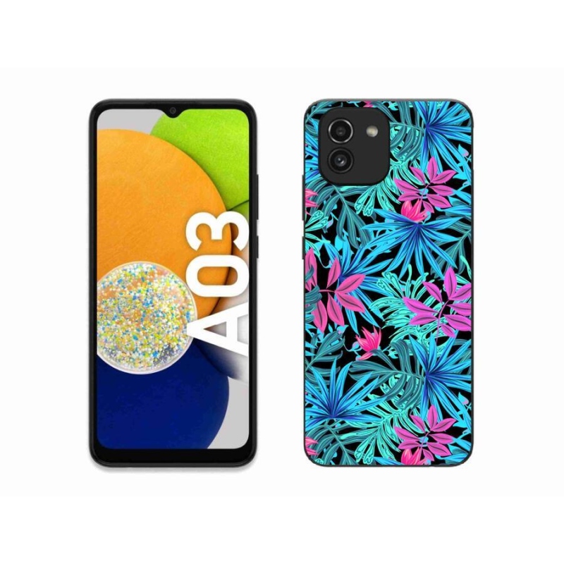 Gél borító mmCase Samsung Galaxy A03 - virágok 3