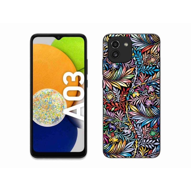 Gél borító mmCase mobiltelefonhoz Samsung Galaxy A03 - virágok 5