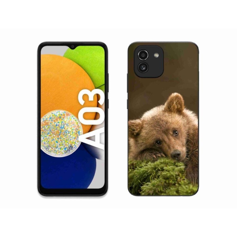 Zselés borítás mmCase Samsung Galaxy A03 - medve