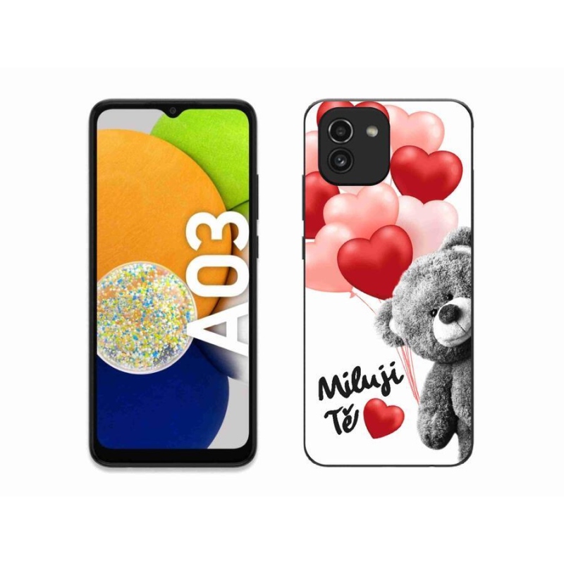 Gél borítás mmCase Samsung Galaxy A03 - I love you - Szeretem téged
