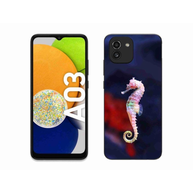 Zselés borítás mmCase Samsung Galaxy A03 - csikóhalakhoz