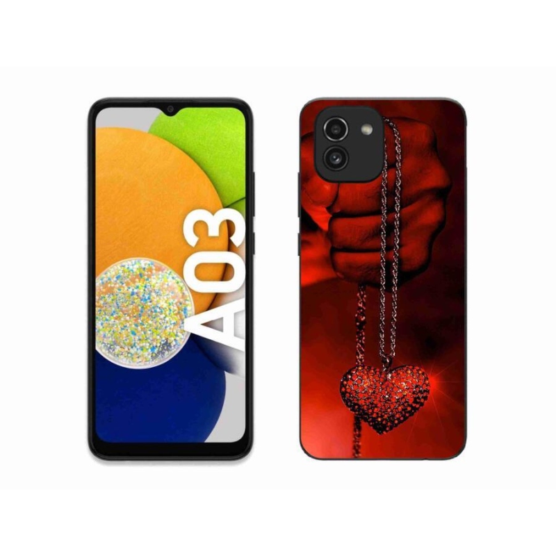 Gél borítás mmCase Samsung Galaxy A03 - nyaklánc