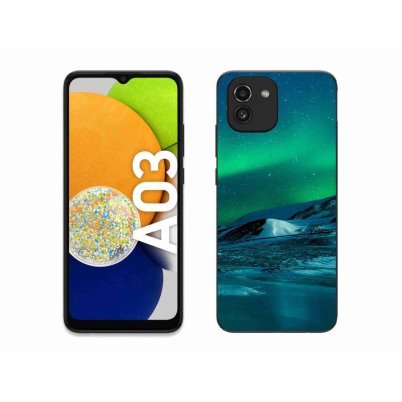 Gél borító mmCase Samsung Galaxy A03 - aurora borealis - Samsung Galaxy A03 - sarki fény