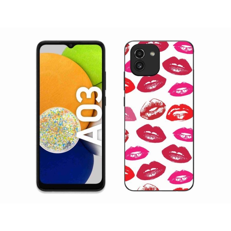 Zselés borítás mmCase Samsung Galaxy A03 - ajkakhoz
