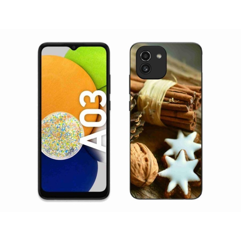 Gél borítás mmCase Samsung Galaxy A03 - fahéj és mézeskalács - Samsung Galaxy A03-hoz