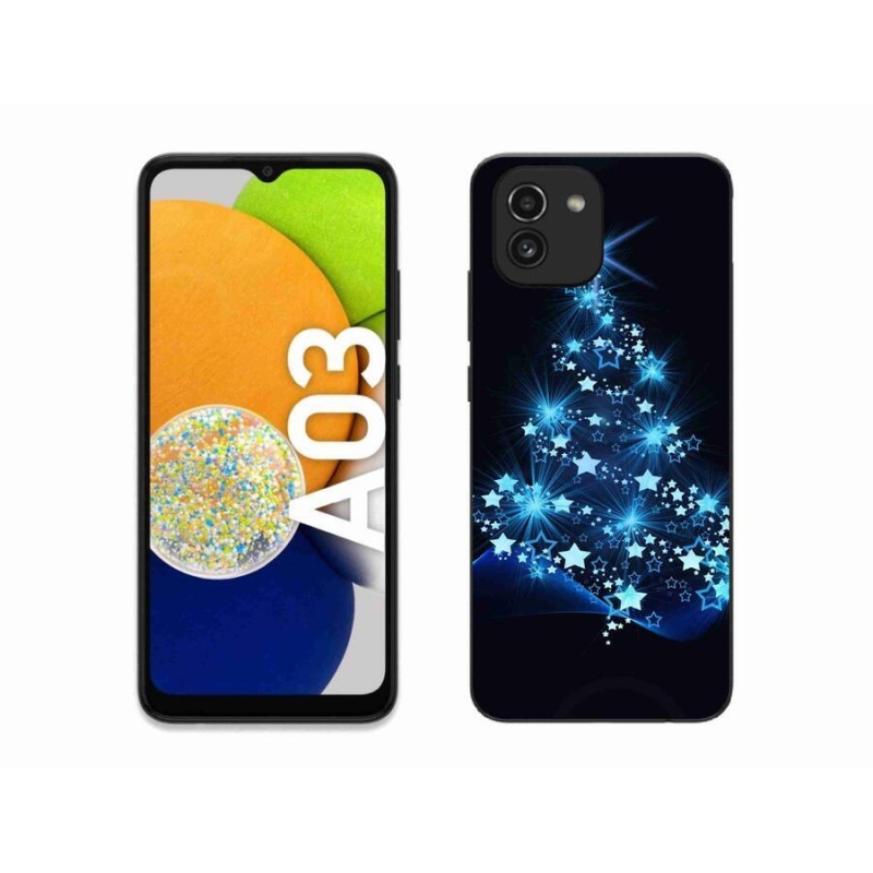 Gél borítás mmCase Samsung Galaxy A03 - Karácsonyfa